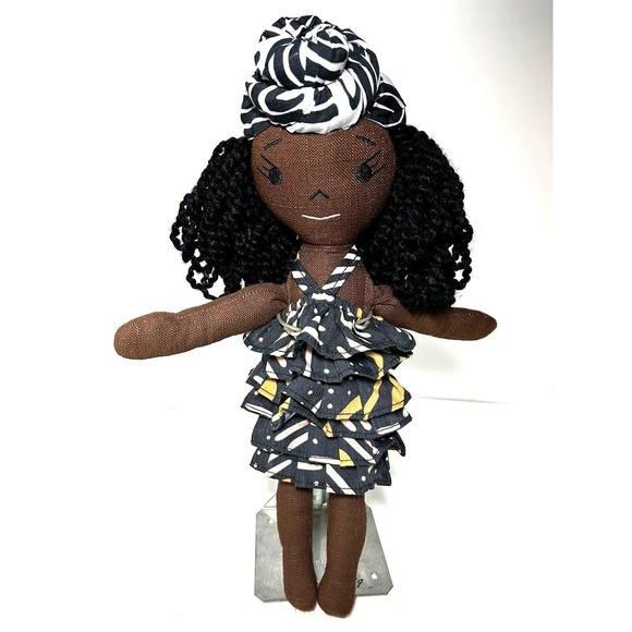 Harperiman Rae 14'' Plush Handmade Linen Doll-Petite Collection Toy - Picture 3 of 14